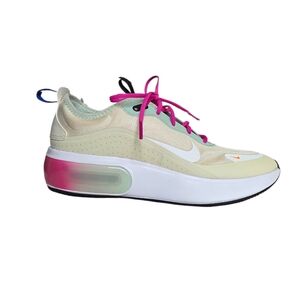 Nike Women's Sneakers in Cream and Pink